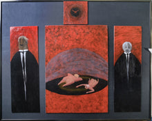 Load image into Gallery viewer, Nico Zaknich-Bala - Libertinage (Main Panel: 13.5 x 9.5" Side Panel 13.5 x 4.2")
