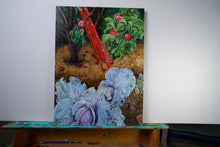 Load image into Gallery viewer, Saniya Majid - Cabbage and Plums (12x16")
