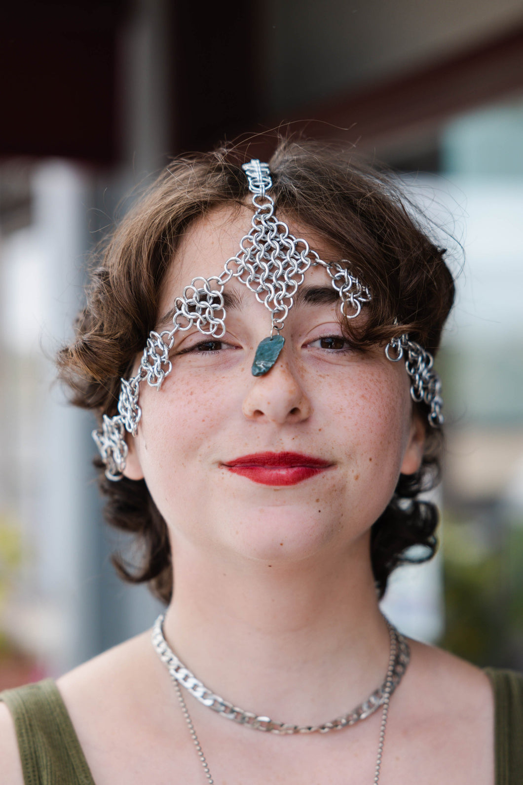 Handmaid chainmail crown by Frances Cardinale