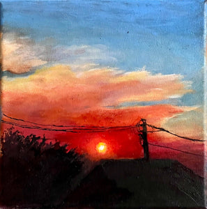 Ambiguous Sunset on Noche Buena Street by Vaness Valenzuela-Berumen