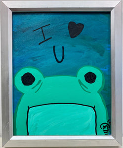 I <3 U Frog by Rey Rose