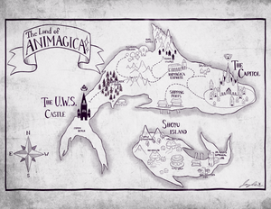 Map of Animagica by Joyce Kim