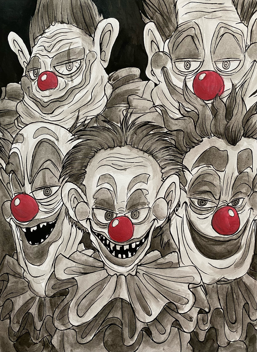 Killer Clowns by Demi Seva'aetasi