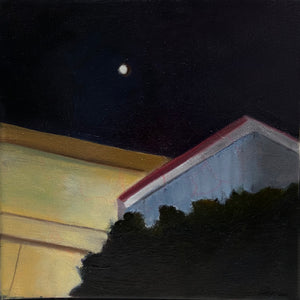 Moon by Edgewater Shopping Center by Vanessa Valenzuela Berumen