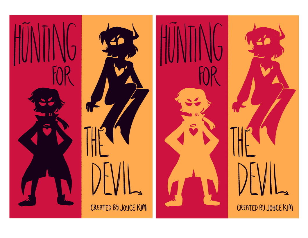 Mock Comic Book Cover (2 versions) by Joyce Kim