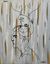 Load image into Gallery viewer, “Golden Masks” (set of 3) by Ailani C. Miramontes
